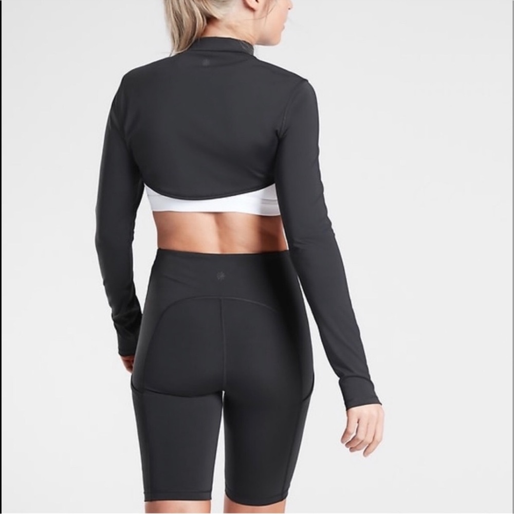 Athleta Black Eclipse Shrug Large - image 2